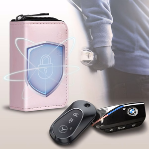 Tech-Protect KLR300 RFID aizsargājošs automašīnas atslēgu apvalks - rozā