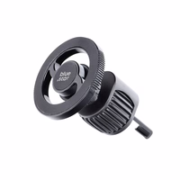 BLUE STAR magnētiskais automašīnas turētājs gaisa ventilācijai, saderīgs ar MagSafe BARREL, melns