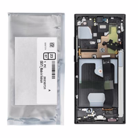 ServicePack LCD displejs SAMSUNG Note 20 Ultra 5G N986 / N985 GH82-31453A mistiski melns