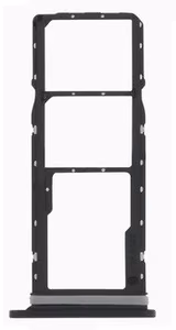 SIM kartes turētājs Samsung A057 A05S 2023 Black oriģināls (servisa iepakojums)