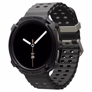 Spigen Rugged Armor viedtālruņa apvalks Samsung Galaxy Watch 8 44mm - matēts melns