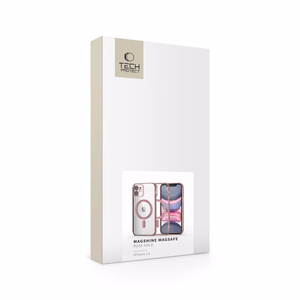 Tech-Protect MagShine Line MagSafe iPhone 11 apvalks - rozā