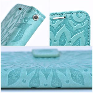 MEZZO grāmatu viedtālruņa apvalks IPHONE 17 mandala zaļa