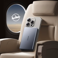 Joyroom JR-PBM08 Pro 10000mAh Īpaši plāns portatīvais lādētājs - pelēks