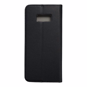 Viedtālruņa apvalks (m) grāmatas stila SAMSUNG S8 Plus melnais