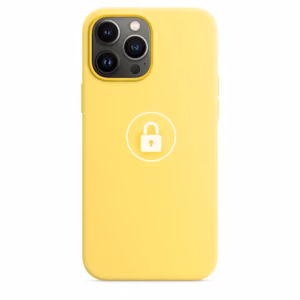Phone Maciņš "Silicone Maciņš v2" priekš Apple iPhone 13 Pro / Lemon Zest / in package