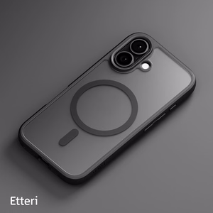 Etteri Matt Mag korpuss priekš iPhone 16 Plus 6,7" melns