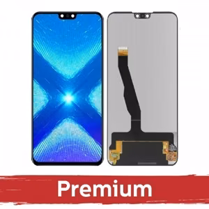 LCD displejs saderīgs ar Huawei Honor X8 5G / X6 4G melns OEM