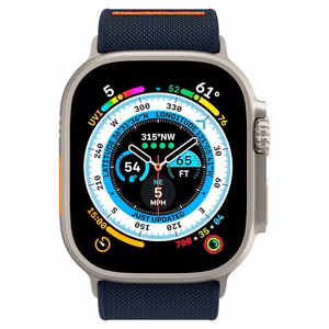 Spigen Fit Lite Ultra siksniņa Apple Watch 4/5/6/7/8/9/SE/Ultra (42/44/45/49 mm) - tumši zils