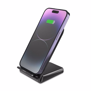 Tech-Protect QI15W-S2 indukcijas lādētājs 15W statīva formā - melns