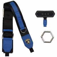 Uniwersalna smycz Lamborghini D1         Crossbody Webbing Strap zils