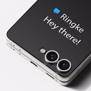 Ringke Cover Display Easy Slide rūdītais stikls 2 komplekts Samsung Galaxy Z Flip 7 - caurspīdīgs