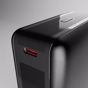 Внешний аккумулятор SBS 20000mAh 65W PD AFC USB-C USB-A для ноутбука, планшета, смартфона - чёрный