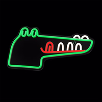 Neon PLEXI LED JURASSIC CROC zaļš FLNJ03 Forever Light