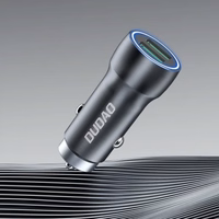 Automašīnas Lādētājs Dudao "R4+" Pelēks 18W (3xQC3.0)