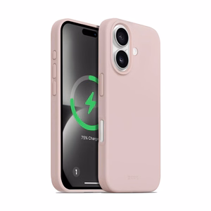 Crong Color Cover Magnetic MagSafe vāciņš ierīcei iPhone 16, smilšu rozā