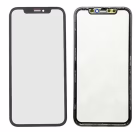 LCD ekrāna stikls Apple iPhone 11 melns ar OCA V3