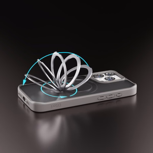 Etteri Matēts Mag Ring maciņš for iPhone 16 Pro Max 6,9" pelēks