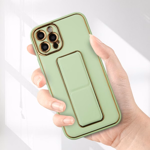 Чехол New Kickstand для iPhone 13 Pro с подставкой розовый