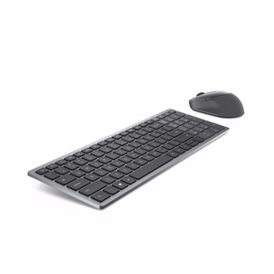 DELL KM7120W tastatūra RF bezvadu + Bluetooth QWERTY US International pelēka, titāna