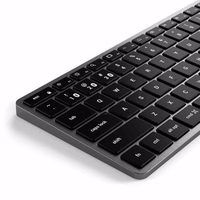 Bezvadu keyboard QWERTY Satechi Slim X1 ST-BTSX1S sudraba