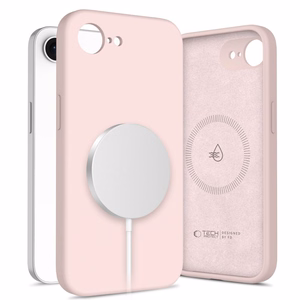 TECH-PROTECT Silikona MAGSAFE Iphone 16E / 17E Pink Pearl