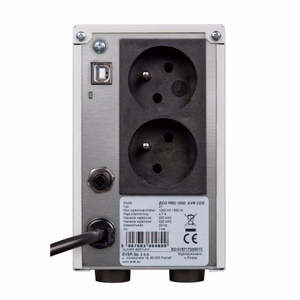 Ever ECO PRO 1000 AVR CDS Line-Interactive 1 kVA 650 W 2 AC ligzdas