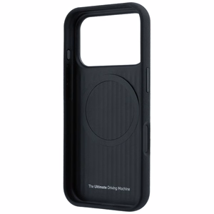 BMW M Quadrille Kevlar maciņš ar metāla logotipu un MagSafe iPhone 17 Pro Max / 18 Pro Max, melns