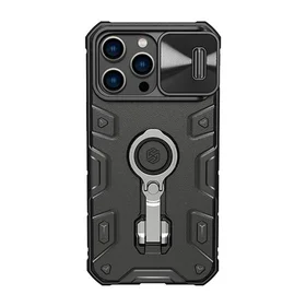 Nillkin CamShield Armor Pro viedtālruņa apvalks Apple iPhone 14 Pro Max melns