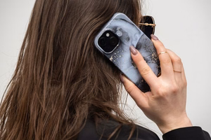 FORCELL F-PROTECT Mirage viedtālruņa apvalks saderīgs ar MagSafe IPHONE 15 Plus marmora migla