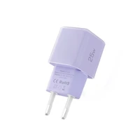 Tech-Protect NCM25 USB-C PD 25W sienas lādētājs - violets