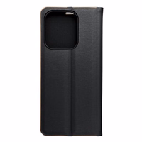 LUNA Book Gold viedtālruņa apvalks XIAOMI Redmi 15C (173,16 x 81,07 x 8,2) melns
