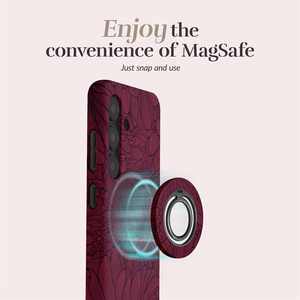 MIO Berry Blooms Magsafe Case Compatible Ring Holder