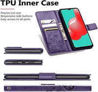 Korpuss Flower Book Samsung A165 A16 4G/A166 A16 5G violets