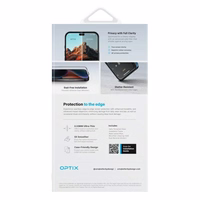 Uniq Optix privātuma rūdīta stikla aizsargs ar privātuma aplikatoru iPhone 16 Pro Max