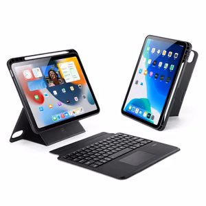 Dux Ducis DK sērijas bezvadu klaviatūras apvalks Apple iPad 10 2022 – melns