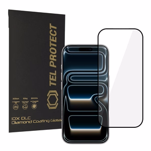 Tel Protect 10X HD DLC Diamond Coating rūdīts stikls priekš iPhone 17 Pro Max