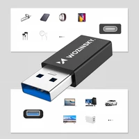 Wozinsky WAAC-01 USB-A - USB-C OTG adapteris – melns