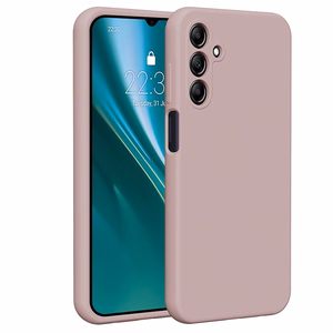 Etteri silikona viedtālruņa apvalks Samsung Galaxy A15 4G / A15 5G gaiši rozā