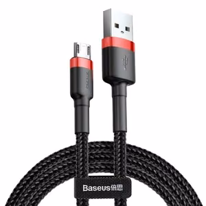 Baseus Cafule Micro USB kabelis 1,5A 2 m (sarkans un melns)