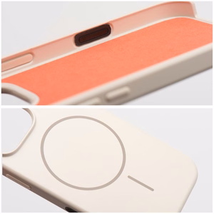 Spīdīgs magnētiskais apvalks saderīgs ar MagSafe IPHONE 17 Air balts