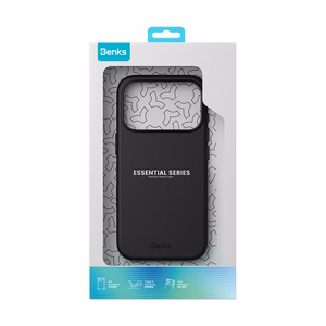 Benks Magnetic Vita Pro silikona maciņš (C.K.QY.AP.BK.0072) iPhone 18 Pro/17 Pro, melns, ar kameras vadības pogu