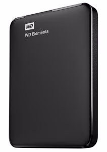 Western Digital Elements Portable external HDD 2TB USB 3.0 black WDBU6Y0020BBK-WESN
