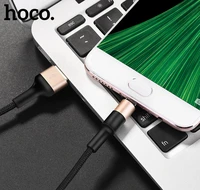 USB kabelis Hoco X26 microUSB 1.0m melns-zelts