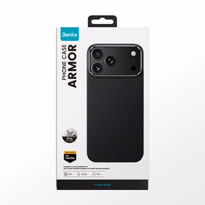 Benks Magnetic Armor Pro Kevlar Чехол Metal Frame 600D (A069) для Iphone 17 Pro чёрный (Camera Control Button)