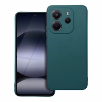 Matēts viedtālruņa apvalks XIAOMI Redmi Note 14 4G (GLOBAL - 164,84mm x 78,15mm x 8,16mm) tumši zaļš