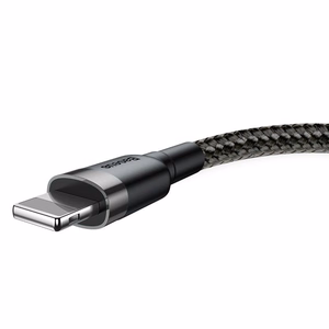 Baseus Cafule USB Lightning Cable 2.4A 0.5m (Gray+Black)