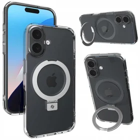 Spacecase Maciņš Ring Pro Mag iPhone 16 caurspīdīgs