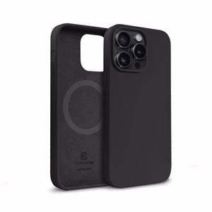 Crong Color Cover Magnetic MagSafe vāciņš ierīcei iPhone 15 Pro, melns