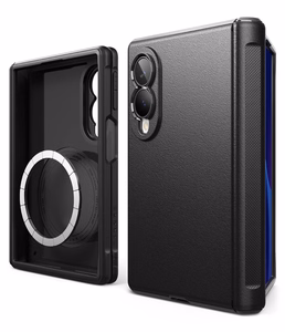 Ringke Onyx Flap vāciņš modelim Samsung Galaxy Z Fold 8, saderīgs ar MagSafe – melns